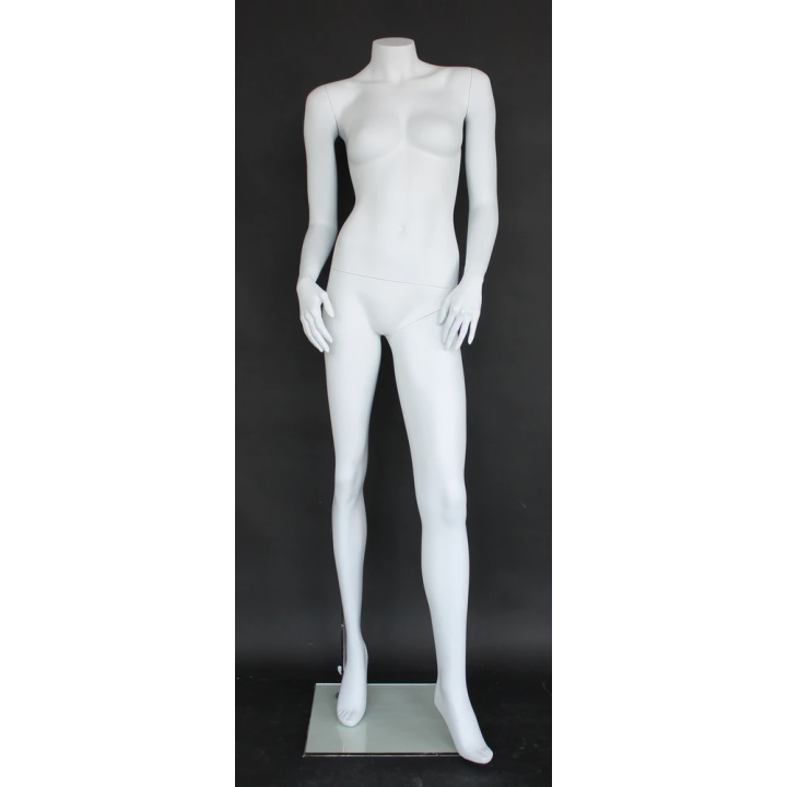 STW117-WT -  Modern Headless Female Mannequin Matte White